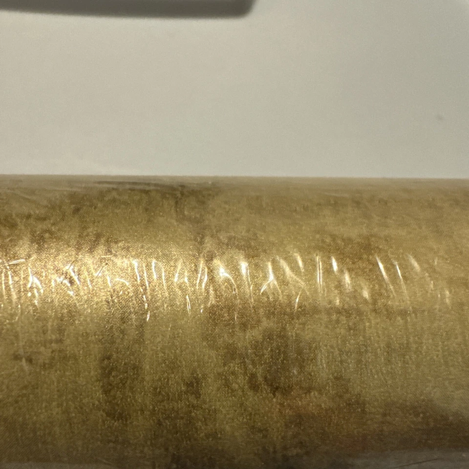 Nuevo rollo de papel tapiz vintage de diseñador 56 pies cuadrados 20,5” x 32,8’ dorado bronce 71509 Foto 2 de 4