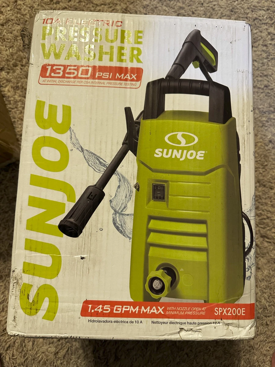 Sun Joe Sun Joe SPX200E 1350 Max Psi 1.45GPM 10 Amp Electric Pressure Washer