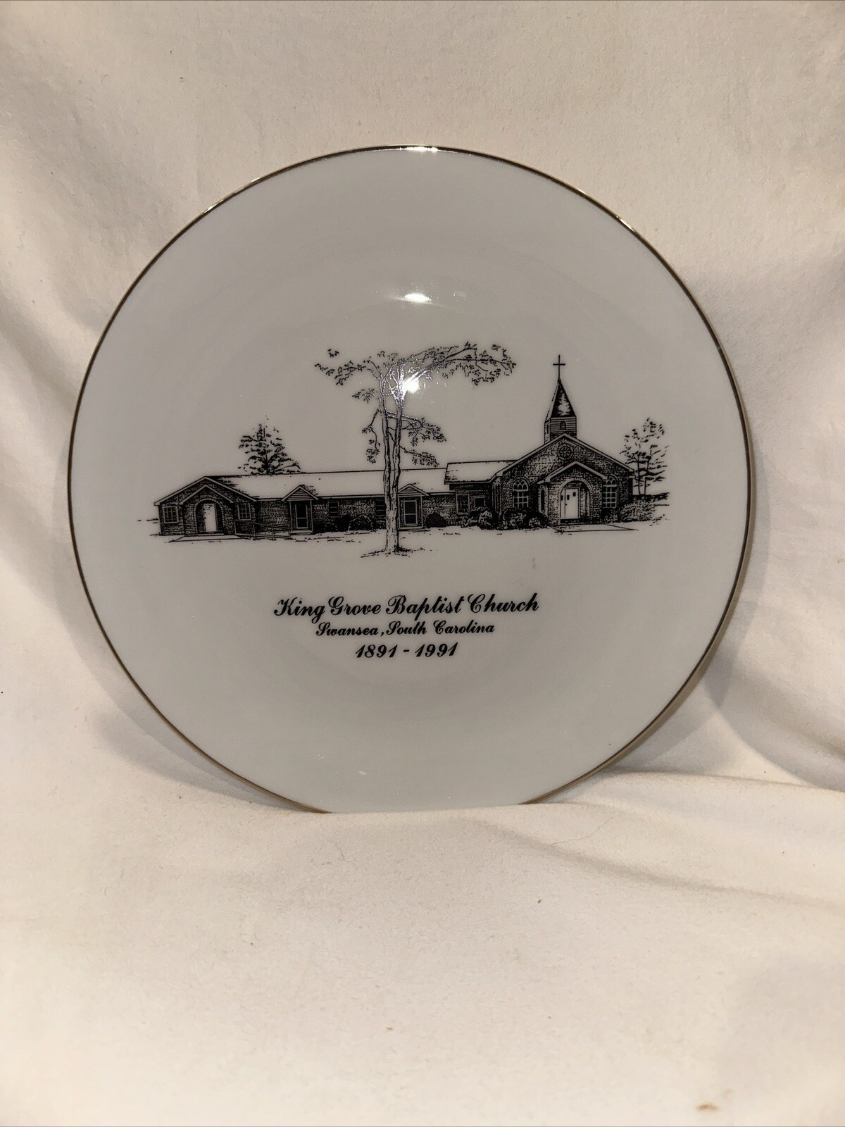 King Grove Baptist Church Plate Swansea South Carolina 8.5” Plate eBay