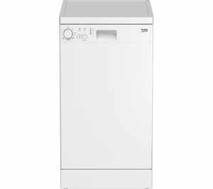 beko slimline dishwasher white