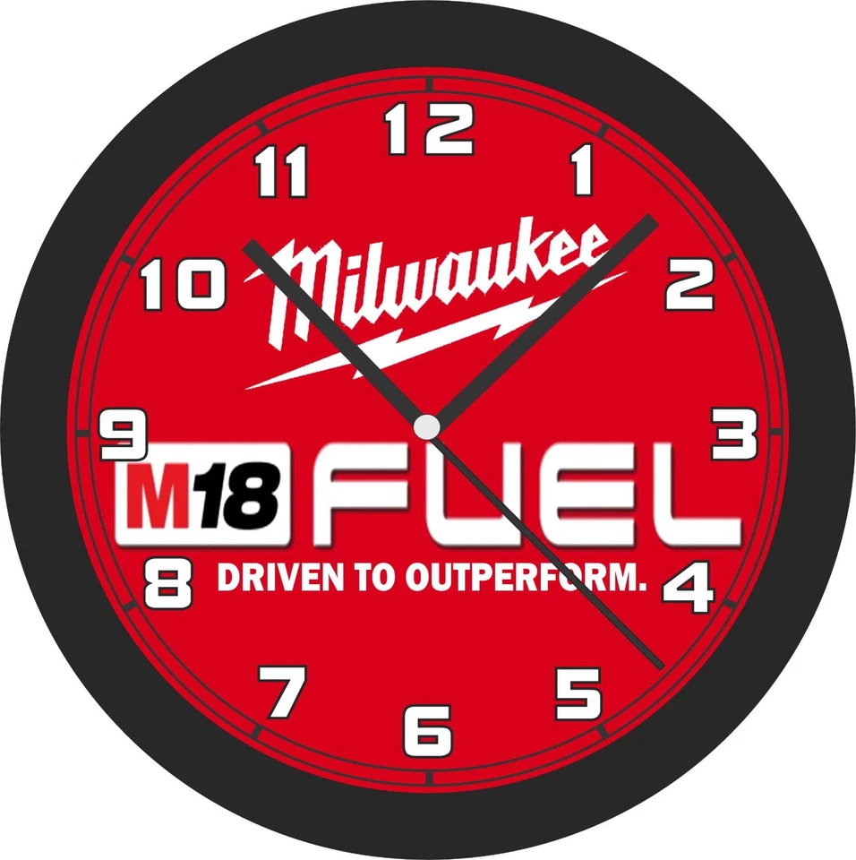 Milwaukee Tools "Fuel" 14 Inch Wall Clock