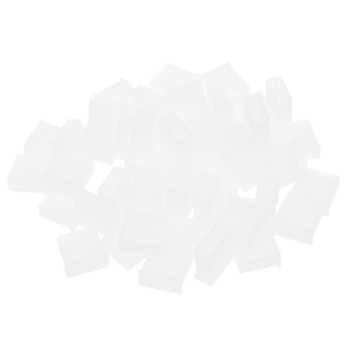 50 Pcs Transparent Plugs for USB Port Dust Protection on Laptops - 第 1/10 張圖片