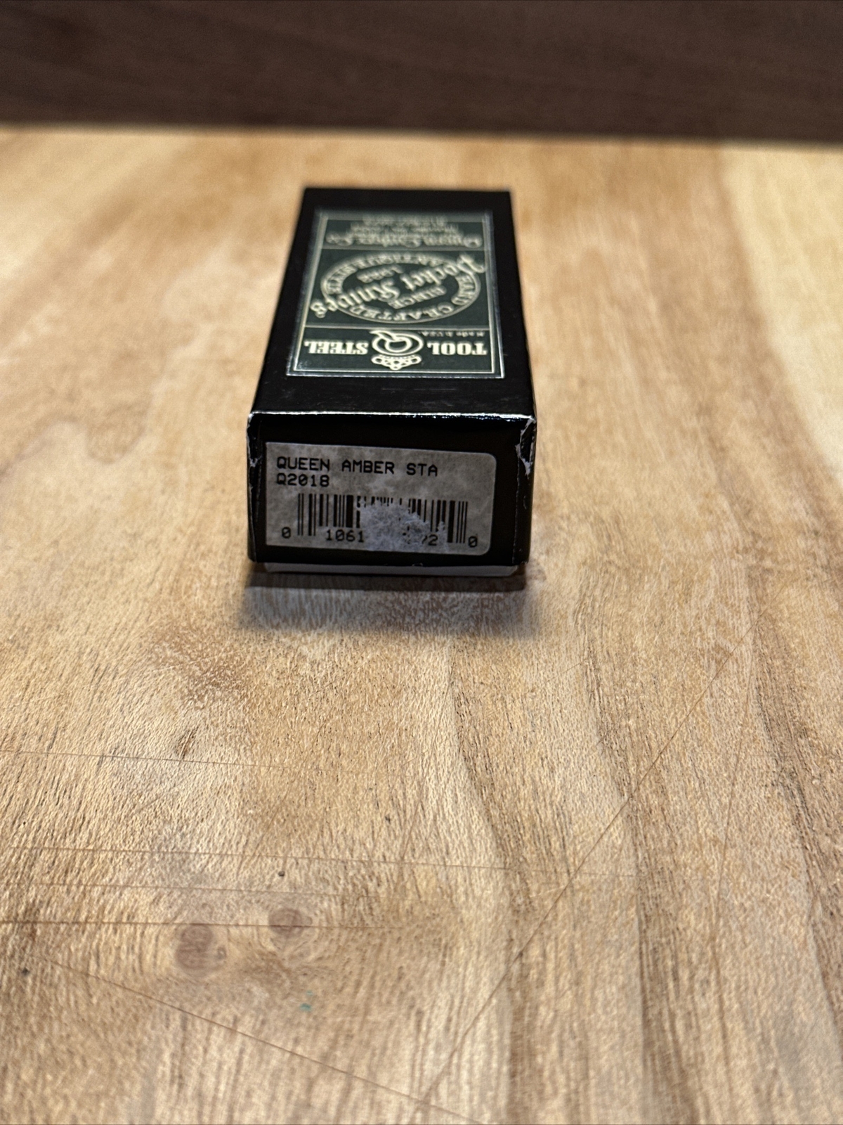 QUEEN TOOL STEEL 41 COPPERHEAD KNIFE, PH D2 AMBER STAG/BONE eBay