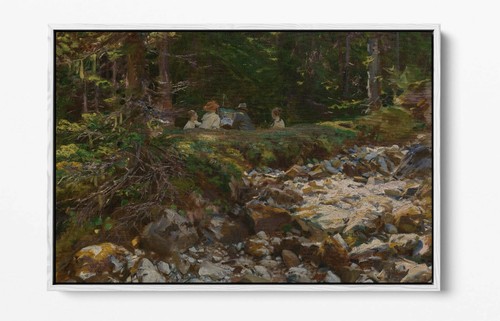 JOHN SINGER SARGENT, MASTER UND SEIN SCHÜLER-FLOATER-EFFEKT GERAHMTER LEINWANDKUNSTDRUCK - Bild 8 von 12