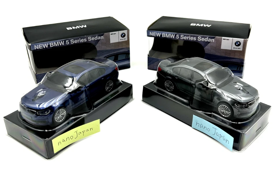 BMW 5 Series Sedan Mini Car Gray and Blue Wireless Computer Mouse model Dealer - Image 3 of 4