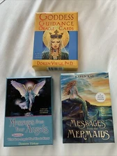 LOT Messages From Angels, Messages From Mermaids, Goddess Guidance Oracle Cards