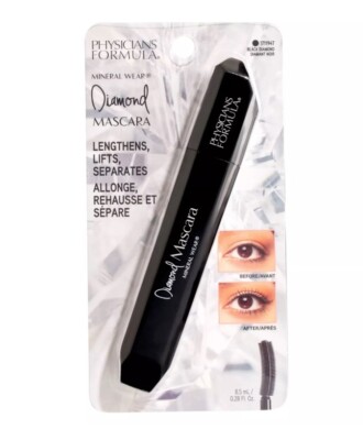 Physicians Formula Mineral Wear Diamond Mascara, 1711947 Black Diamond