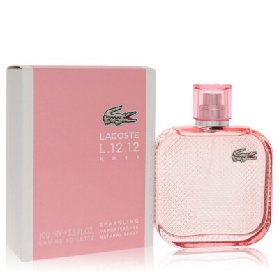 Lacoste Eau De Lacoste L.12.12 Rose Sparkling EDT Spray 3.3oz/100ml for Women