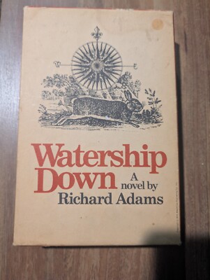 Watership Down by Richard Adams, First Deluxe Edition, Original Slipcase, Rare