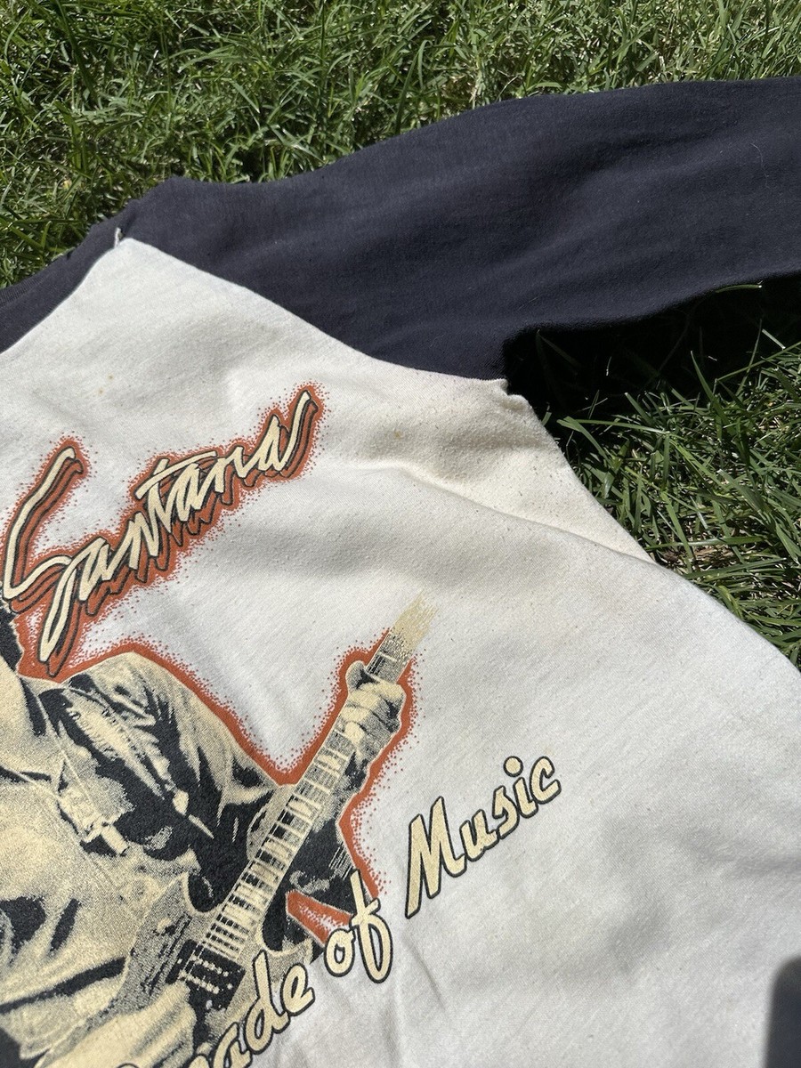 Rare Vintage 70s 1979 Santana Band Tour T Shirt Size S