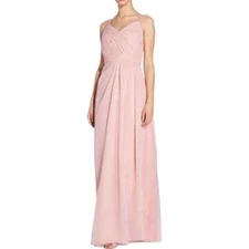NWT Adrianna Papell Weddington Way Camille Bridesmaid Dress Rose Pink Size 10