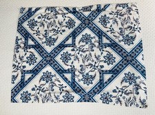 NEW LAUREN RALPH LAUREN LOVELY PAISLEY FLORAL BLUE WHITE PILLOWCASE PILLOW SHAM