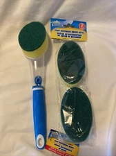 Scrub Buddies 1 Soap Dispensing Brush and 1-2 pack refill