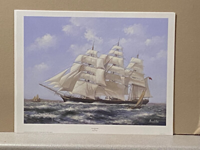 Age of Sail Tea Clipper  art print  Cutty Sark by Barry Price.