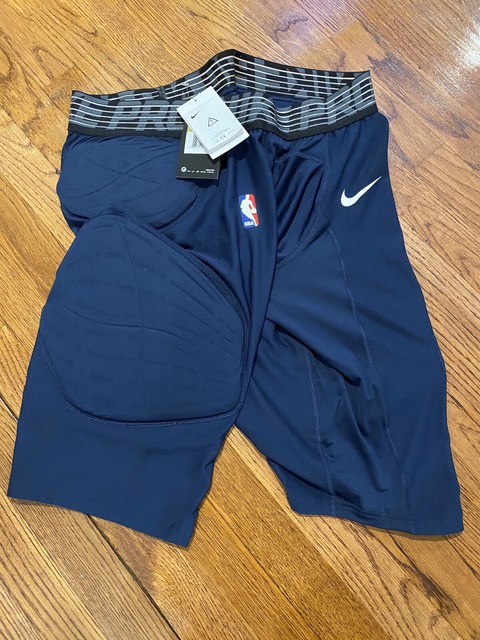 NWT Nike Padded Compression Shorts Basketball Navy Dri Fit NBA 881966- Sz 4XLT | eBay