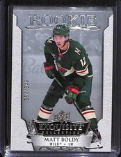 2022-23 Upper Deck Ice Exquisite Collection Rookies Matt Boldy /349