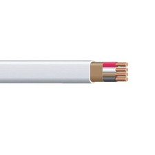 14/3 NM-B Wire With Ground Non-Metallic Sheathed Cable White 15 Amp 600V