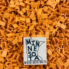 (100) K’NEX / Knex Orange Clip Splice End Track Connectors – Rare Coaster Parts