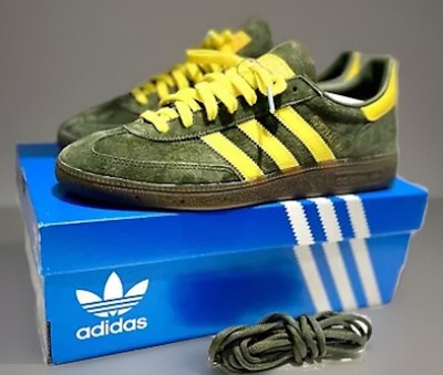 Adidas Handball Spezial Khaki Yellow Size 9 Men s Shoes EF5748 Limited Edition