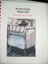 Wurlitzer Model 2204 Jukebox Manual