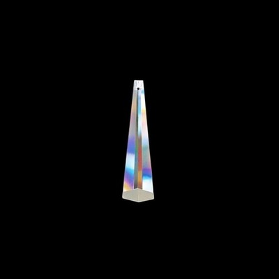 Asfour Crystal Suncatcher 30% Lead Prisms #505, (2.5in) 6-sided Graduated Drop