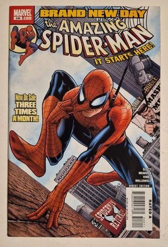 The Amazing Spider-Man #546 (2008, Marvel) VF/NM 1st App Mr. Negative, Jackpot