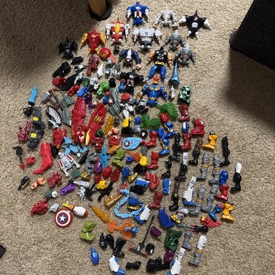 Super Hero Mashers 6'' Figure Lot of Mixed Parts Star Wars Marvel Transformers