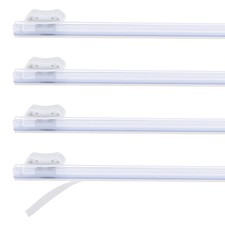 4pcs Plastic Wrap Cutter, 19in Plastic Wrap Slide Cutter Self Adhesive, White