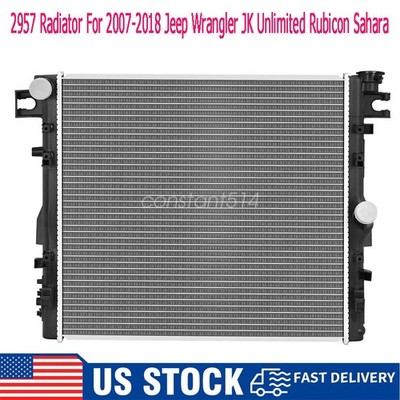 Radiator For 2007-2018 Jeep Wrangler JK Unlimited Rubicon Sahara 3.6L 3.8L 2957