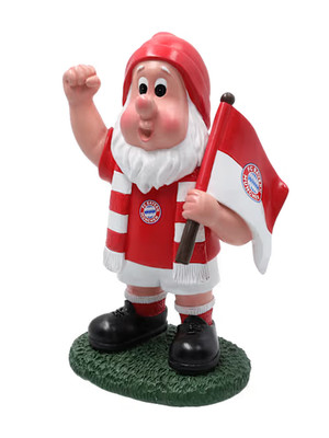 FC BAYERN MÜNCHEN Zwerg Gartenzwerg Fussball Garten Munich Gnome Bundesliga NEU