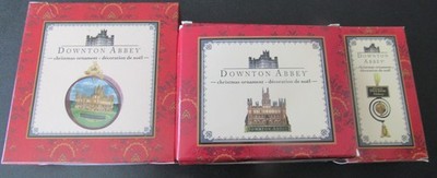 DOWNTON ABBEY  Lot of 3 Christmas Ornaments in Boxes ~ 2013-2014 ~ Kurt S. Adler