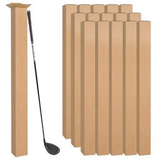 15 Pcs 4x4x48 Golf Club Shipping Boxes, Tall Corrugated Cardboard Boxes, Long...