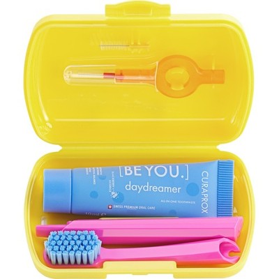 CURAPROX BE YOU Travel Set Gelb Reiseset