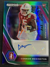 2021 Panini Prizm Draft - Connor Wedington #DPA-CWE Stanford Cardinal - RC AUTO