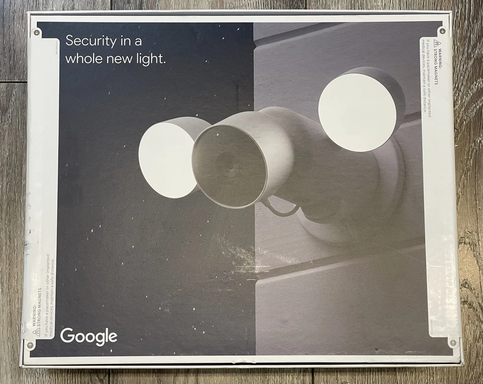 Google Nest Cam W/Floodlight (GPLE9 & G3AL9) Outdoor Security Camera Snow (NEW) - Image 4 of 4