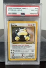 Pokémon 1999 Jungle Snorlax Holo Unlimited PSA 8 Holo Rare 11/64 English