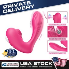 Sucking Vibrator Clit Sucker Dildo G-spot Stimulator Massager Sex Toys Women New