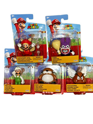 Super Mario 2.5  Jakks Pacific Brand New 2024 Set Of 5