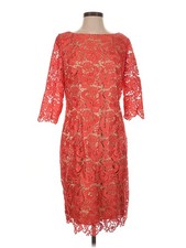 Eliza J Women Red Cocktail Dress S