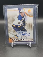 2023-24 UD SP Authentic Limited Gold Auto Robert Thomas St Louis Blues 