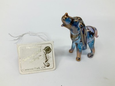 Shades of Gold Inc Molten Glass 24K Gold Hound Dog Sculpture Cameron PK CA