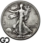 1938-D Walking Liberty Half Dollar, Better Date Denver Issue