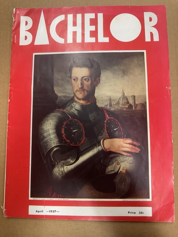 Bachelor Magazine April 1937 First Issue Gay Interest Gypsy Rose Lee