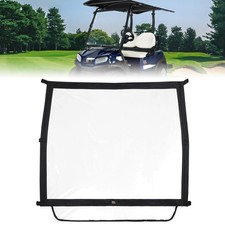 KEMIMOTO Foldable Golf Cart Windshield Compatible with Club Car DS, Black