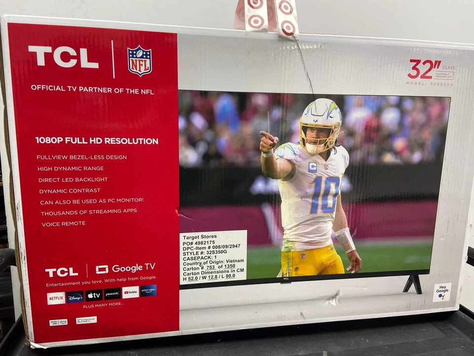 New TCL 32" 32S350G 1080p Full HD Resolution LED 1080p Smart TV - Image 4 of 4