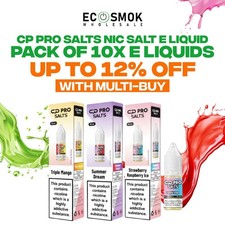 CP Pro Salts Nic Salt E Liquid 10ml 20mg 50VG/PG Pack of 10 UK Fast Dispatch