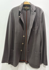  BRAND NEW W/ ORIGINAL TAGS Loro Piana taupe waffle-knit cashmere/silk blazer