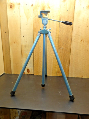 1970's Safe-Lok Flip-Lock Lightweight Model F Camera Tripod 27'' to 60''