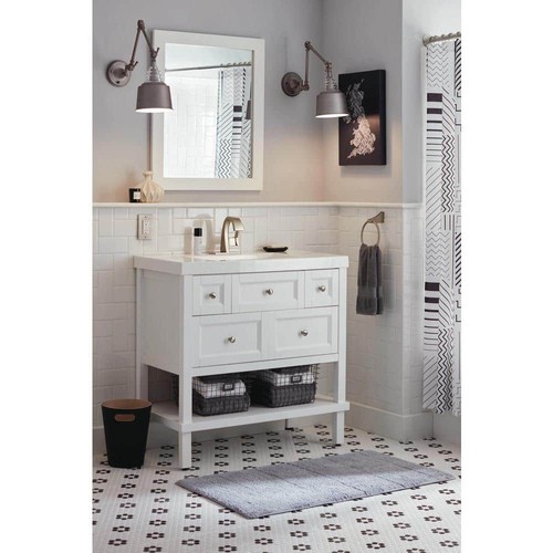 KOHLER Katun Bathroom Hand Towel Ring in Vibrant Brushed Nickel K-R26119-BN - Afbeelding 4 van 11