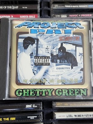 Project Pat Ghetty Green CD Hypnotize Minds Rare HTF OOP  Big Tymers Hot Boyz